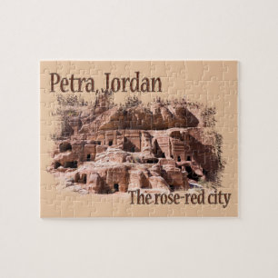 Puzzle Petra : Ville rouge Rose