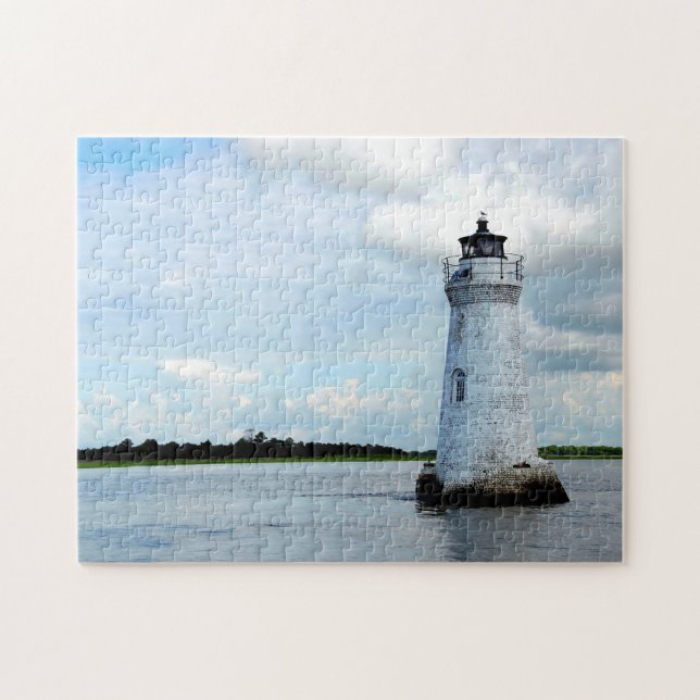 Puzzle Phare de Cockspur Island Tybee Island, Géorgie (Horizontal)