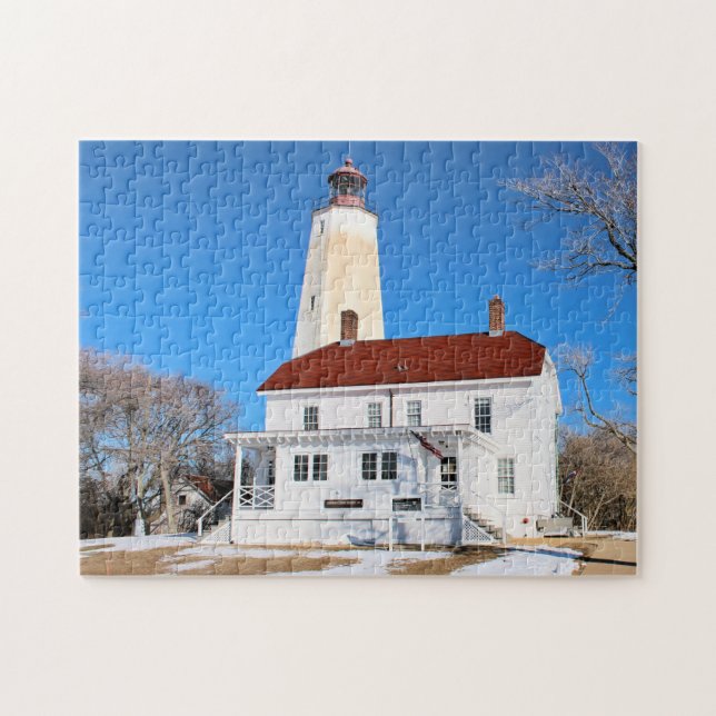 Puzzle Phare de crochet de Sandy, casse-tête de New (Horizontal)