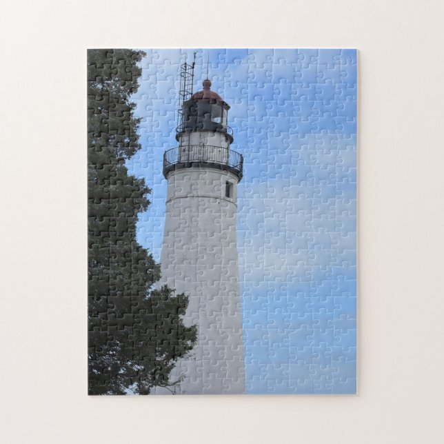 Puzzle Phare de Fort Gratiot photo créée en (Vertical)