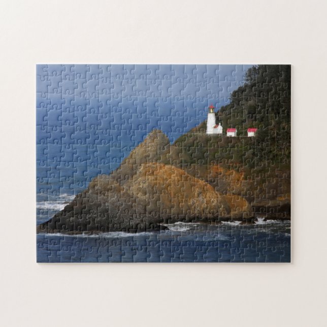 Puzzle Phare de Heceta Head, Cape Creek, Oregon, États-Un (Horizontal)
