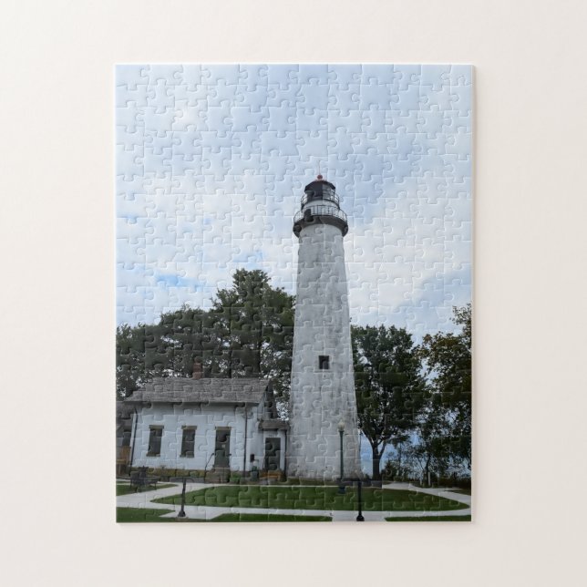 Puzzle Phare de la Pointe Aux Barques sur un (Vertical)