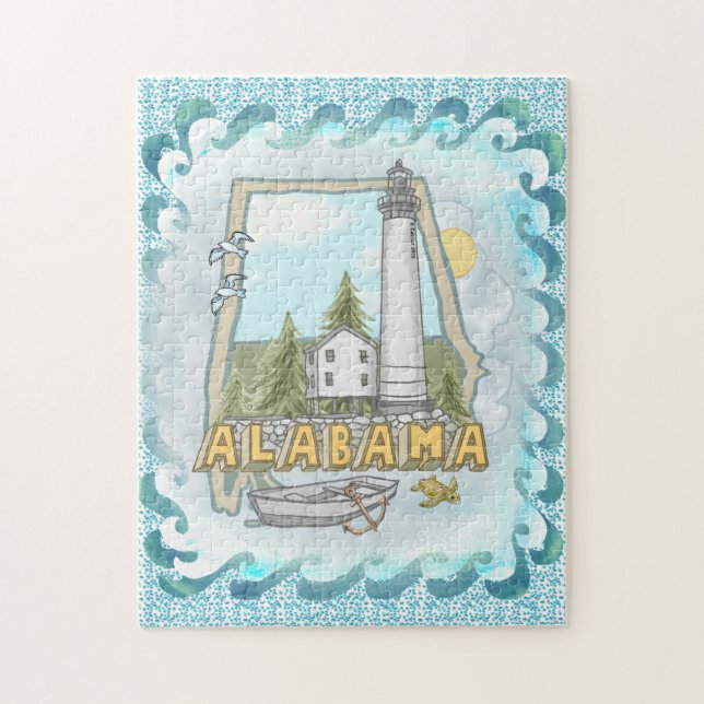 Puzzle Phare de l'Alabama (Vertical)