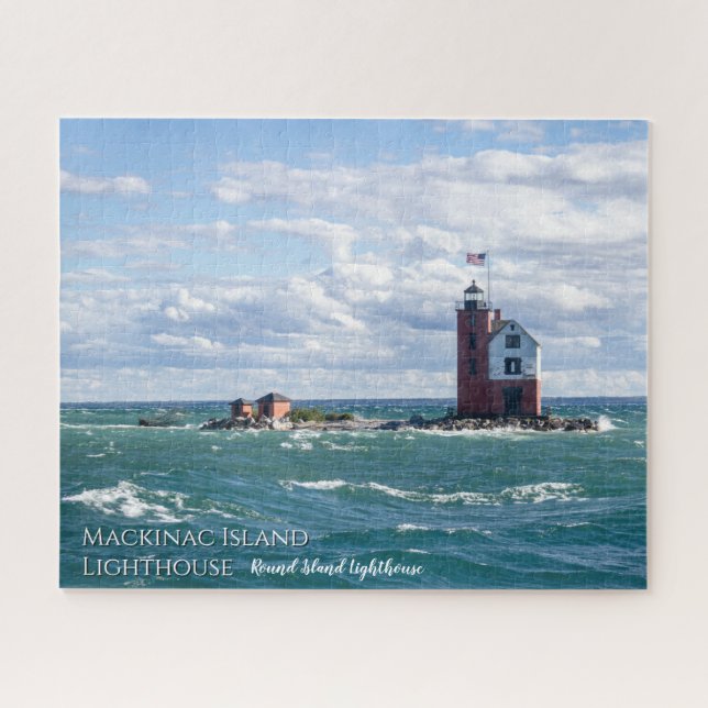 Puzzle Phare de Mackinac Island Michigan (Horizontal)