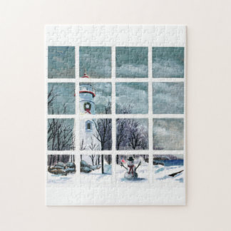 Puzzle Phare de Marblehead dans la casse-tête d'hiver