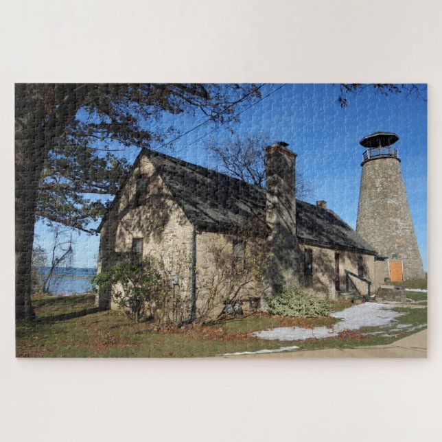 Puzzle Phare de New York Barcelona Lake Erie (Horizontal)