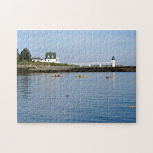 Puzzle Phare de point de Marshall, port Clyde Maine