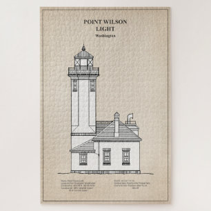 Puzzle Phare de Point Wilson - Washington - SBD