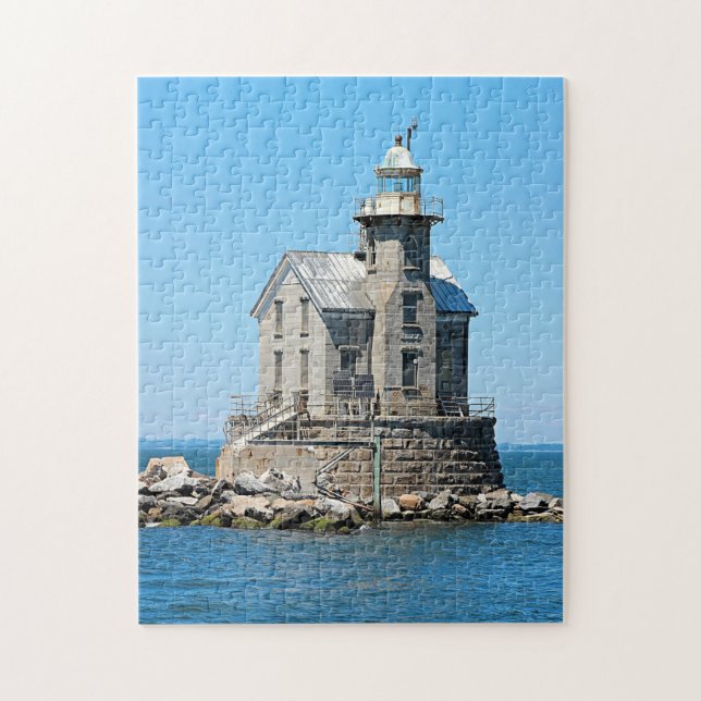 Puzzle Phare de Stratford Shoal, Connecticut (Vertical)