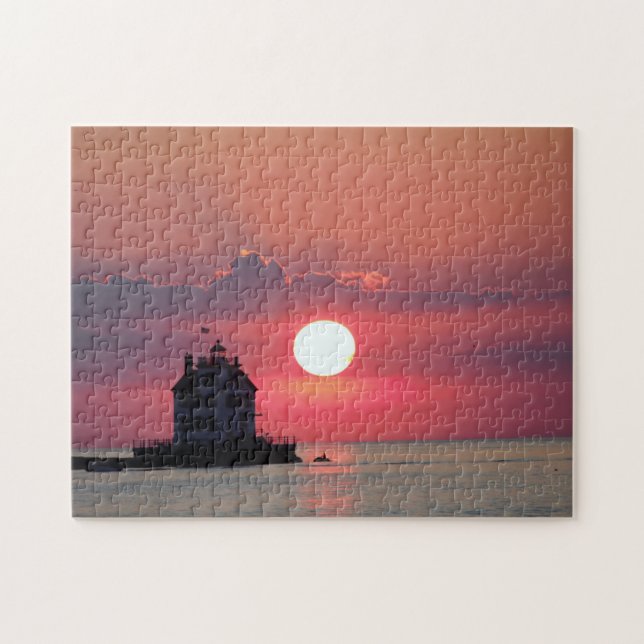 Puzzle Phare de Sunset pittoresque (Horizontal)