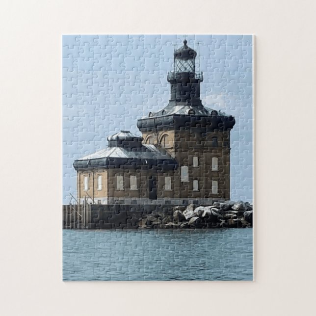 Puzzle Phare de Toledo Harbor transformé en  (Vertical)