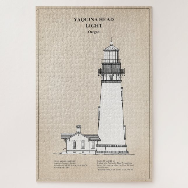 Puzzle Phare de Yaquina Head - Oregon - SBD (Vertical)