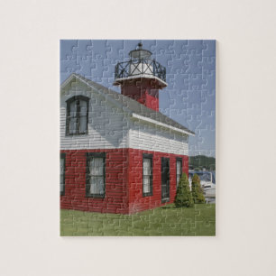Puzzle Phare déplacé sur le rivage à Douglas près de 2
