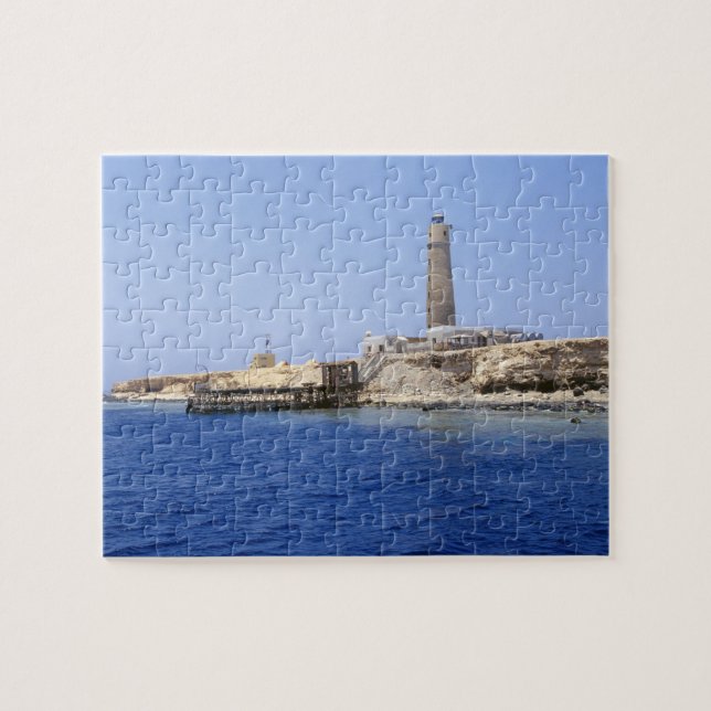 Puzzle Phare des îles Brother, mer Rouge, Égypte (Horizontal)