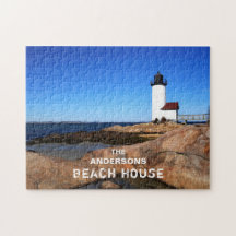 Phare d'Ocean Beach Personnalisé d'Annisquam
