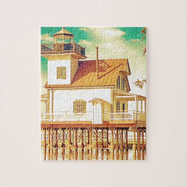 Puzzle Phare Edenton NC (Vertical)