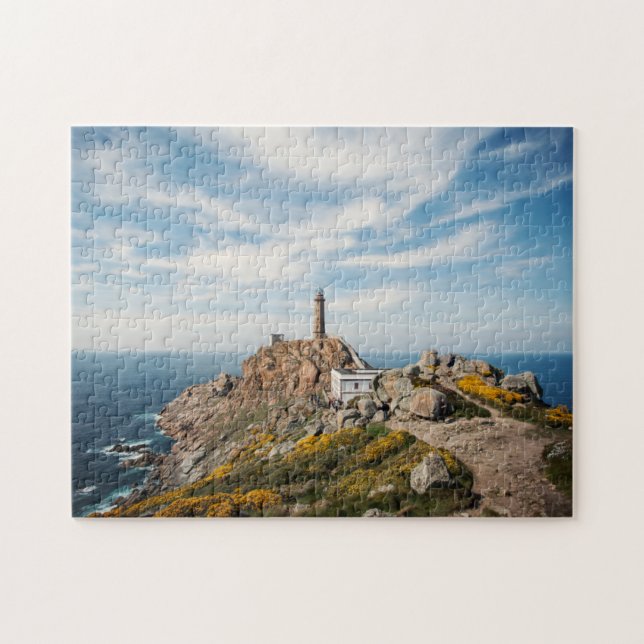 Puzzle Phare et musée | Cabo Vilan Galicie Espagne (Horizontal)