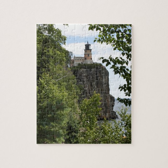 Puzzle Phare fendu 2 de roche (Vertical)