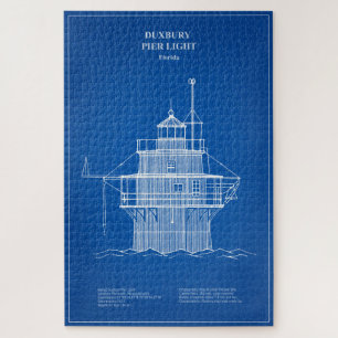 Puzzle Phare lumineux de Duxbury Pier - Massachusetts - A
