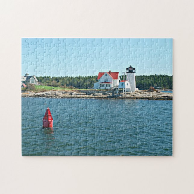 Puzzle Phare principal de Hendricks, île Maine de (Horizontal)