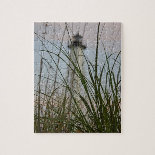 Puzzle Phare sur Sawgrass Beach - 8x10 - 110 pc (Vertical)