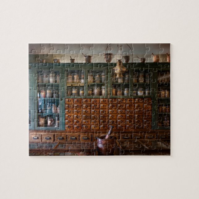 Puzzle Pharmacie - Juste derrière le comptoir (Horizontal)