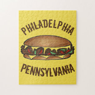 Puzzle Philadelphia PA Pennsylvania Philly Cheese Steese 