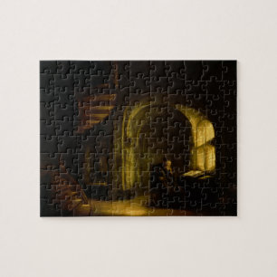 Puzzle Philosophe avec un livre ouvert, 1625-7 (huile sur