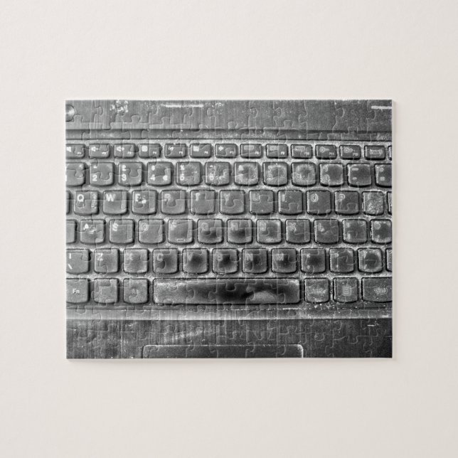 Puzzle Photo clavier de l'ordinateur sale (Horizontal)