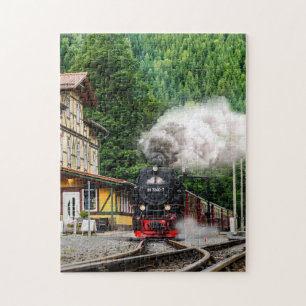 Puzzle Photo couleur train à vapeur locomotive vintage 11