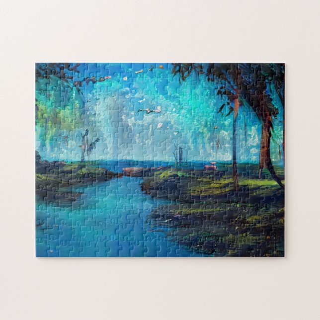 Puzzle photo d'art personnalisé paysage (Horizontal)