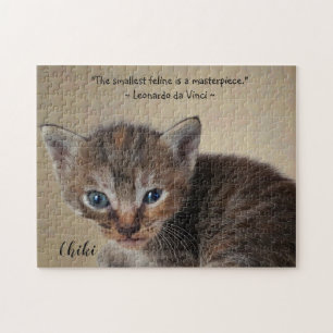 Puzzle Photo de chat Modèle personnalisé