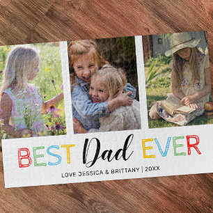 Puzzle Photo de famille Best Papa Ever 3