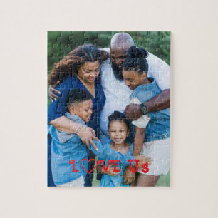 Puzzle Photo de famille "LOVE US" PERSONNALISER
