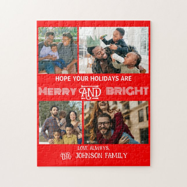 Puzzle Photo de famille moderne et branchée Merry et Brig (Vertical)