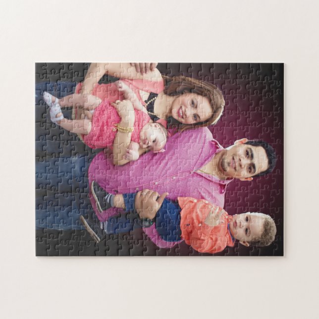 Puzzle Photo de famille personnalisée (Horizontal)