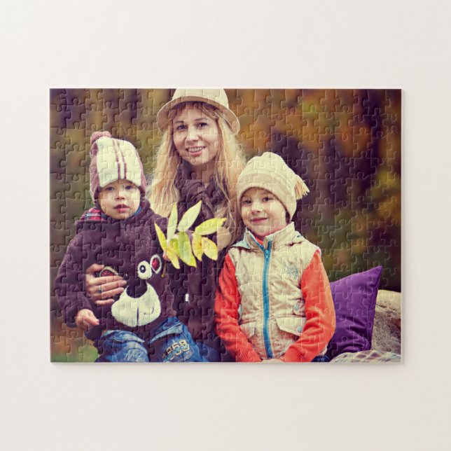 Puzzle Photo de famille personnalisée (Horizontal)