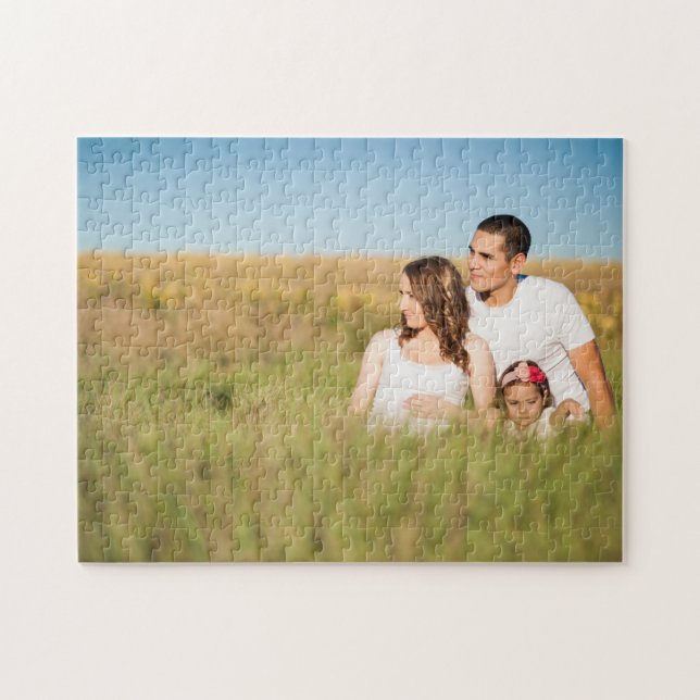 Puzzle Photo de famille personnalisée (Horizontal)