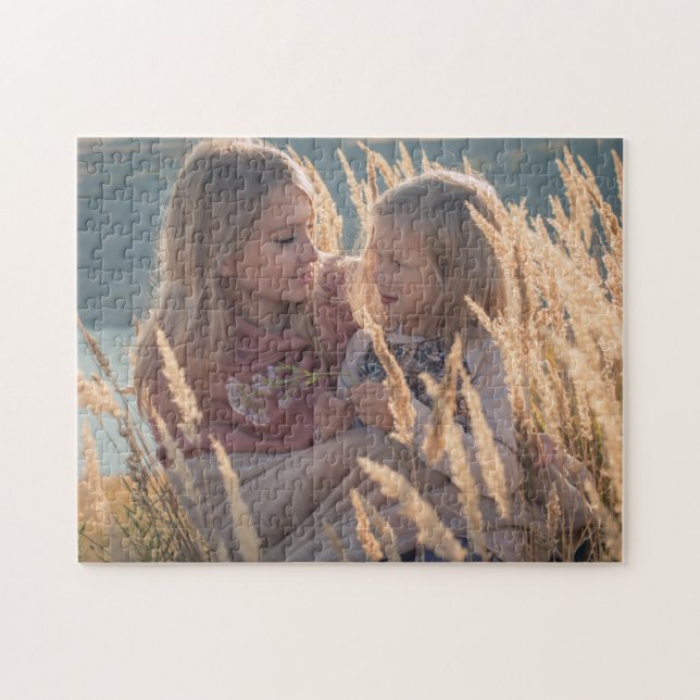 Puzzle Photo de famille personnalisée (Horizontal)