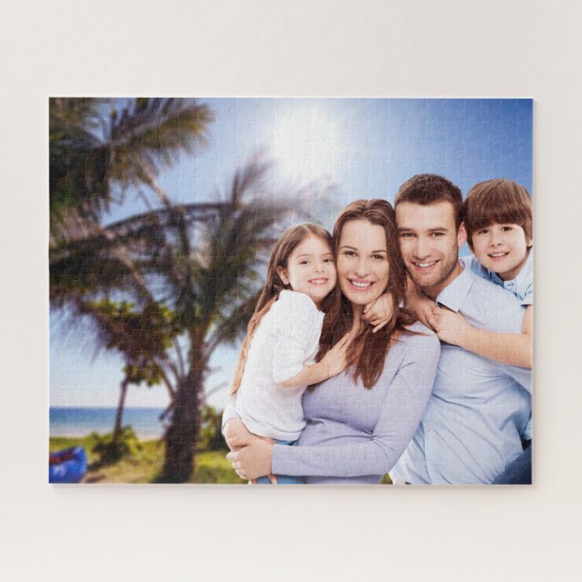 Puzzle Photo de famille personnalisée (Horizontal)