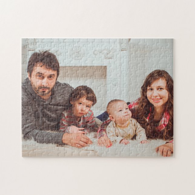 Puzzle Photo de famille personnalisée (Horizontal)