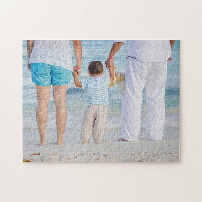 Puzzle Photo de famille personnalisée (Horizontal)