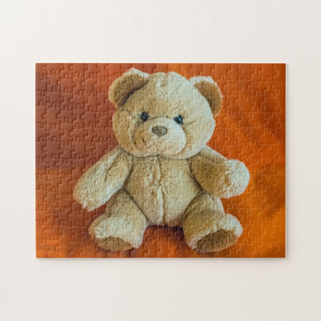 Puzzle photo de l'ours en peluche (Horizontal)
