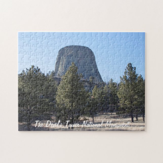 Puzzle Photo de monument national de la tour du diable de (Horizontal)