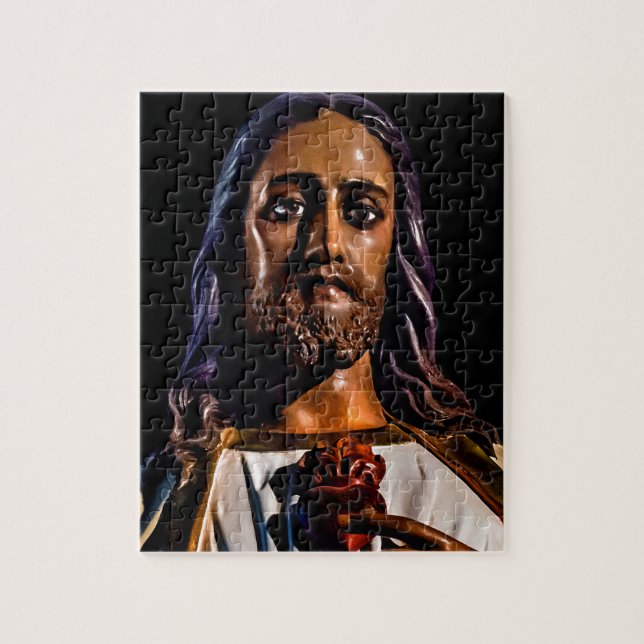 Puzzle Photo de sculpture en Jésus-Christ (Vertical)