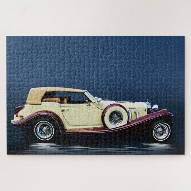 Puzzle Photo de voiture Excalibur Vintage (Horizontal)