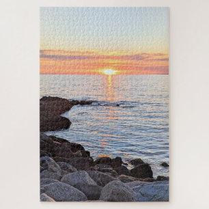 Puzzle Photo du beau coucher de soleil