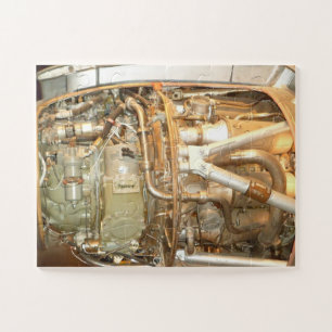 Puzzle Photo du moteur Turbopropulseur d'aéronef
