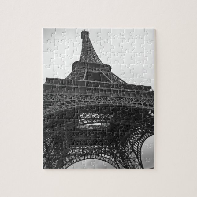 Puzzle Photo en noir et blanc de la Tour Eiffel (Vertical)