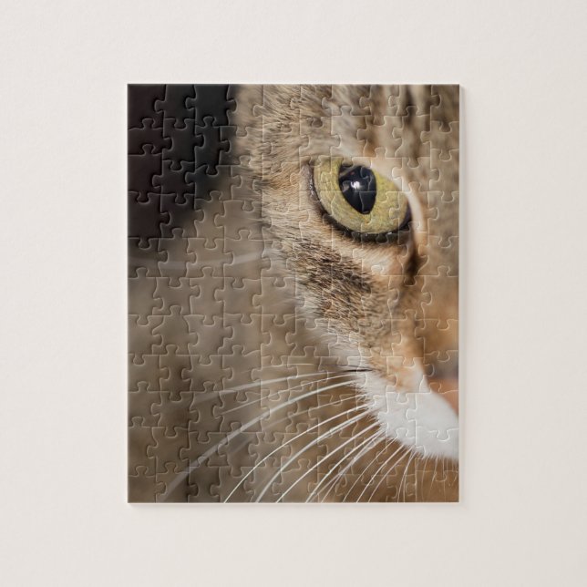 Puzzle Photo Face Cat (Vertical)